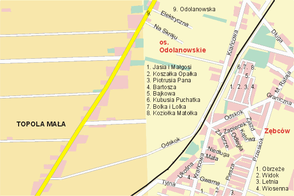 Mapa ( Plan ) Ostrowa Wielkopolskiego. Warstwa gwna. Ostrw Wielkopolski - Wielkopolska.    
   Warstwa gwna prezentuje ukad ulic Ostrowa Wielkopolskiego, oraz okolicznych miejscowoci. Zaznaczono: gwne trasy komunikacyjne, trasy przelotowe Ostrowa, jeziora, rzeki, trasy kolejowe, tereny zielone, przemysowe i zarysy zabudowa. Mapa wykonana jest w skali 1:10 000 - warstwa podstawowa oraz w wikszych skalach.

Ostrw Wielkopolski - warstwa gwna Internetowego Planu Ostrowa Wielkopolskiego serwisu Cyber Wielkopolska.